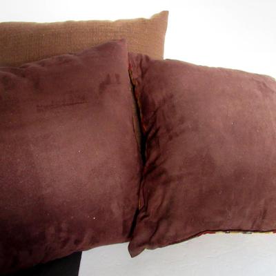 3 Larger Size Throw Pillows