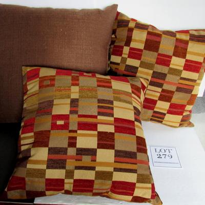 3 Larger Size Throw Pillows