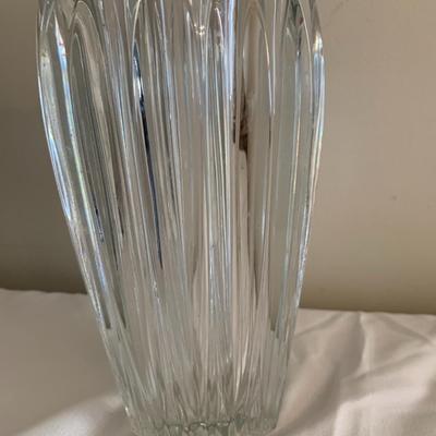 Vintage Mikasa Crystal â€œ Celebrationsâ€ Ruby Corinth tall vase