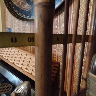 Short Bamboo Shelf Suitable for Counter/Table Top (No Contents)