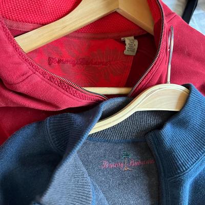 Lot of 10 Tommy Bahama Menâ€™s Half Zip Sweatshirts XL