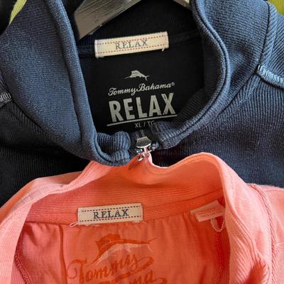 Lot of 10 Tommy Bahama Menâ€™s Half Zip Sweatshirts XL