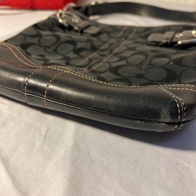 Pair of Signature Coach Logo Purses (PC-RG)