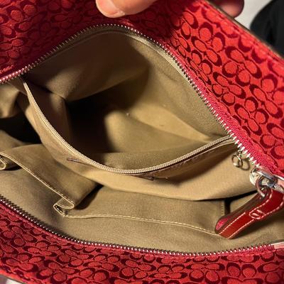 Pair of Signature Coach Logo Purses (PC-RG)