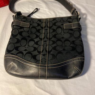 Pair of Signature Coach Logo Purses (PC-RG)