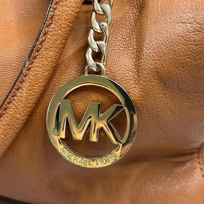 MICHEAL KORS ~ Authentic Leather Chestnut Shoulder Bag