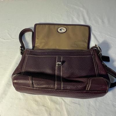 Three Coach Purses - Two Leather & One Canvas (PC-RG)