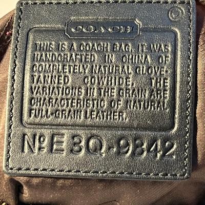 Three Coach Purses - Two Leather & One Canvas (PC-RG)