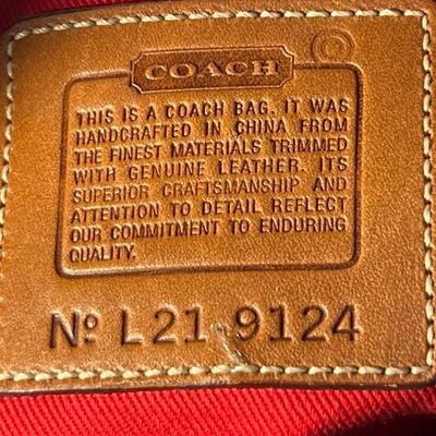 Three Coach Purses - Two Leather & One Canvas (PC-RG)