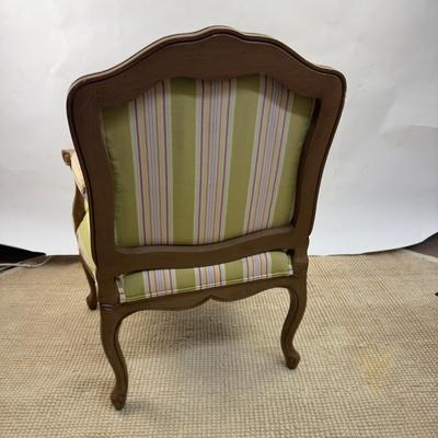837 Vintage French Upholstered Arm Chair