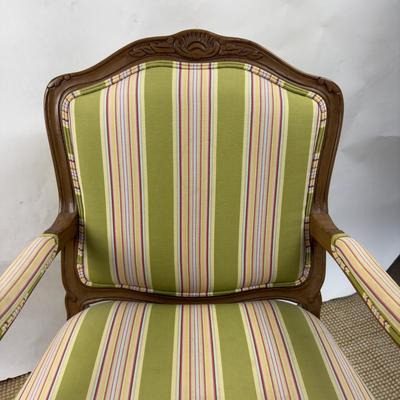 837 Vintage French Upholstered Arm Chair
