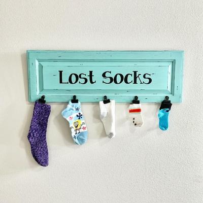 Lost Socks ~ Painted Wall Decor