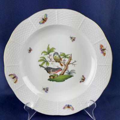 846 Herend Rothschild Bird Dinner Plate