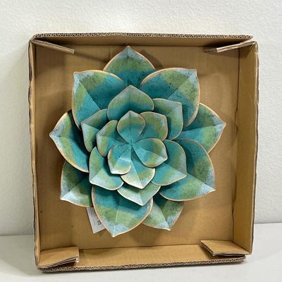 CBK INSPIRED HOME ~ Metal Succulent Wall Decor ~ NWT
