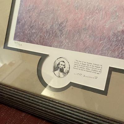 "Sound the Charge" Framed Civil War Print; Signed and Numbered by Dale Gallon