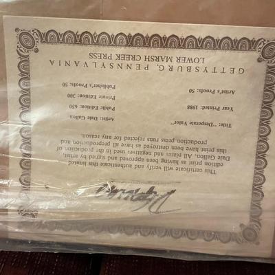 "Desperate Valor" Framed Civil War Print; Signed and Numbered by Dale Gallon