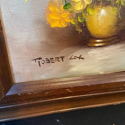Oil on Canvas Framed Paintings Lot of 2 Signed "Robert Cox"