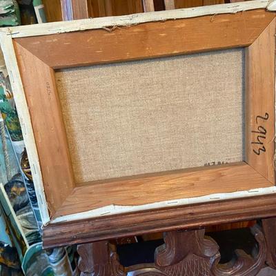 Oil on Canvas Painting Signed