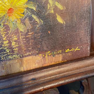 Original Painting on Canvas Signed Robert Cox