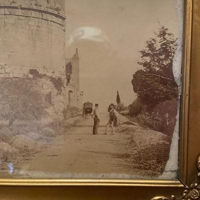 Framed Black and White Photograph