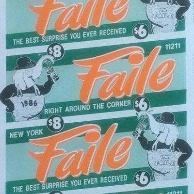 FAILE - AROUND THE CORNER - PASTER POSTER - GREEN