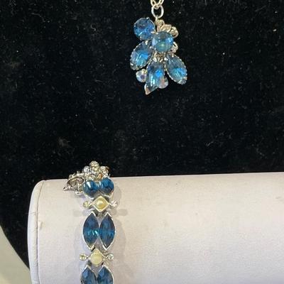 Blue stone jewelry