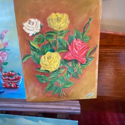 Jose R. Lopez Original Painting Lot
