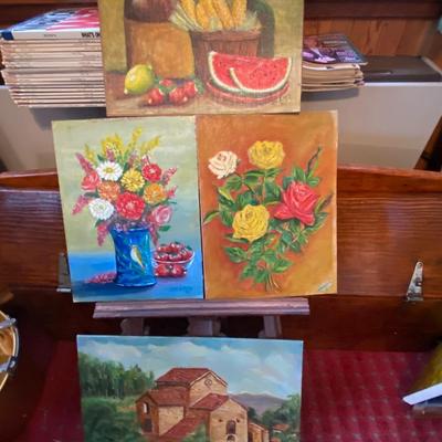 Jose R. Lopez Original Painting Lot