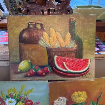 Jose R. Lopez Original Painting Lot