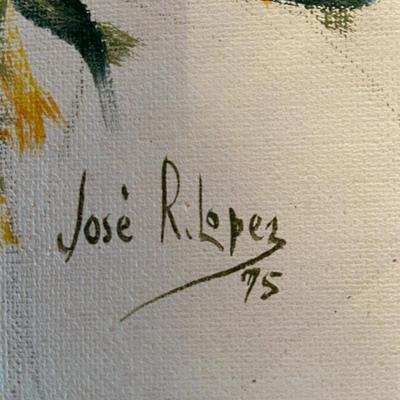 Jose R. Lopez Original Painting Lot