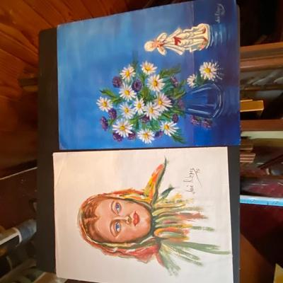 Jose R. Lopez Original Painting Lot