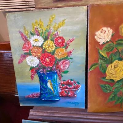 Jose R. Lopez Original Painting Lot