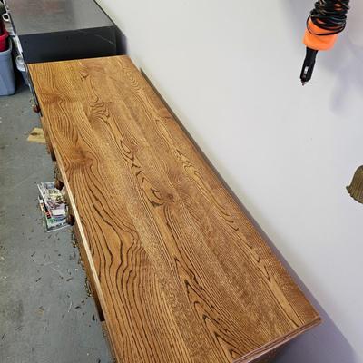 Six Drawer Wood Dresser (G-JS)