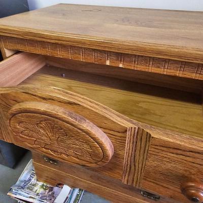 Six Drawer Wood Dresser (G-JS)