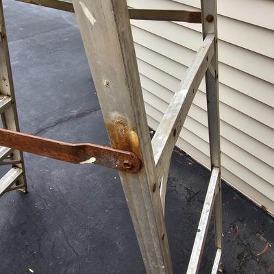 Werner Eight Foot Aluminum Step Ladder (G-JS)