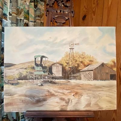 Original Painting Unframed by Linda Miller