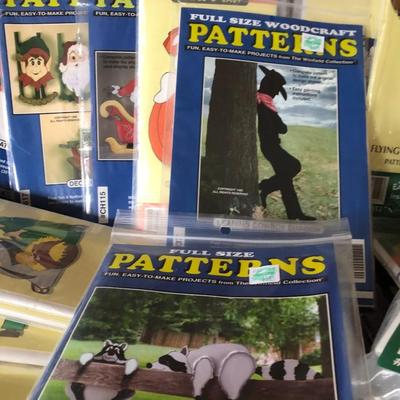 DIY Yard Art Wood Pattern Kits Lot
