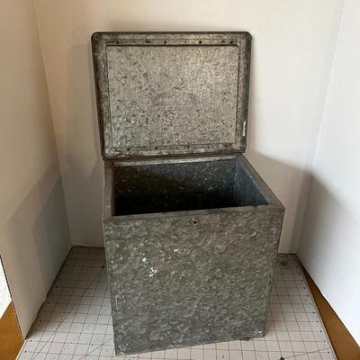 Vintage Metal Storage Box