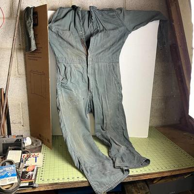 Vintage Denim Coveralls - Size 40 Short
