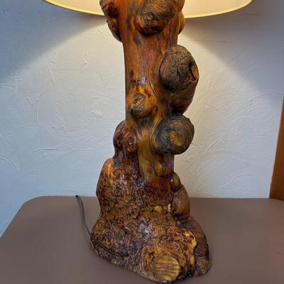 Vintage Wood Lamp - 40"