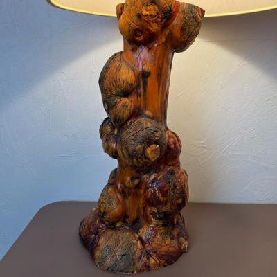 Vintage Wood Lamp - 40"