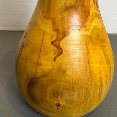 Wooden Carved Vase