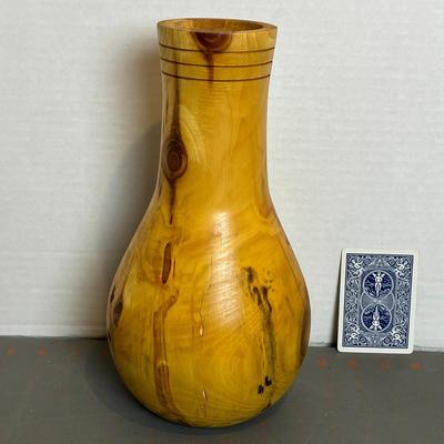 Wooden Carved Vase