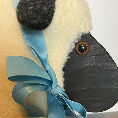 Wooden Sheep Decor