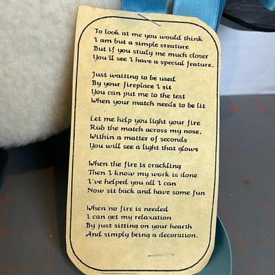 Wooden Sheep Decor
