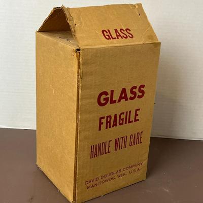 Vintage Glass Carafe and Warmer Candles