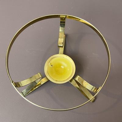 Vintage Glass Carafe and Warmer Candles