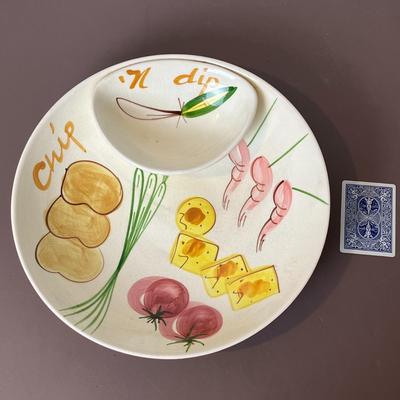 Chip N' Dip Serving Dish