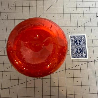 Vintage Crackled Glass Decanter