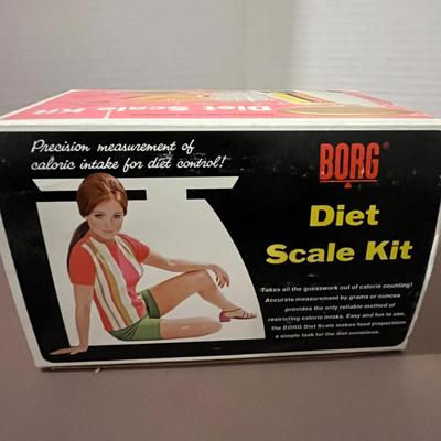 Vintage Borg Diet Food Scale Kit